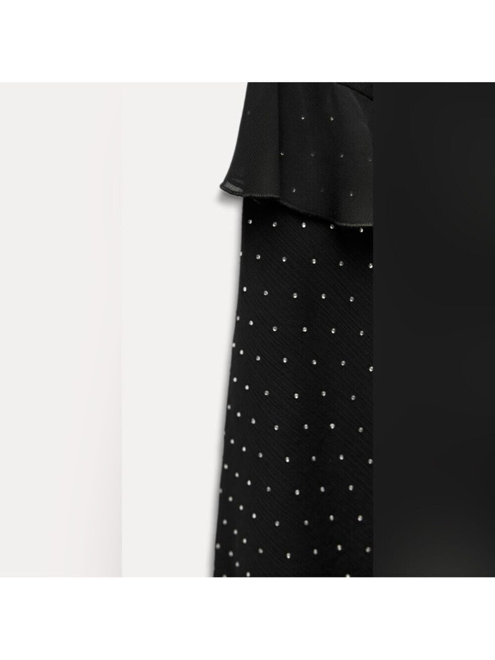 Zara Sparkly Ruffle Mini Dress - Picture 9 of 11